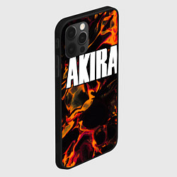 Чехол для iPhone 12 Pro Max Akira red lava, цвет: 3D-черный — фото 2