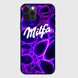 Чехол для iPhone 12 Pro Max Milfa прикольная надпись, цвет: 3D-черный