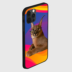 Чехол для iPhone 12 Pro Max Мем кот Шлепа, цвет: 3D-черный — фото 2
