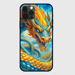 Чехол для iPhone 12 Pro Max Огромная змея, цвет: 3D-черный