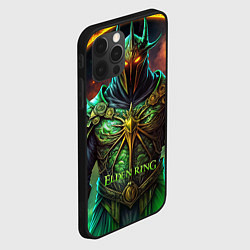 Чехол для iPhone 12 Pro Max Elden Ring персонаж темный рыцарь, цвет: 3D-черный — фото 2