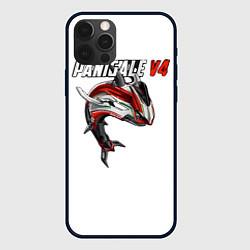 Чехол для iPhone 12 Pro Max Ducati Panigale V4 shark, цвет: 3D-черный