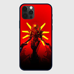 Чехол для iPhone 12 Pro Max Ultrakill supreme machine, цвет: 3D-черный