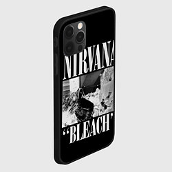 Чехол для iPhone 12 Pro Max Nirvana first album, цвет: 3D-черный — фото 2