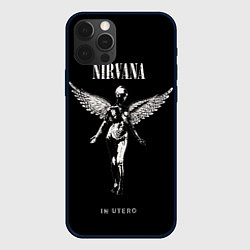 Чехол для iPhone 12 Pro Max Nirvana album, цвет: 3D-черный