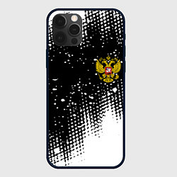 Чехол для iPhone 12 Pro Max Герб Росси краски, цвет: 3D-черный