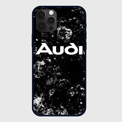 Чехол для iPhone 12 Pro Max Audi black ice, цвет: 3D-черный