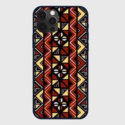 Чехол для iPhone 12 Pro Max Африканский мавританский орнамент, цвет: 3D-черный