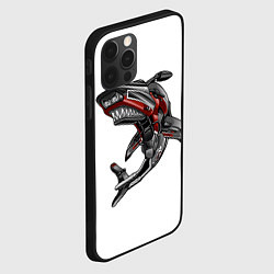 Чехол для iPhone 12 Pro Max Moto shark, цвет: 3D-черный — фото 2