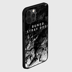 Чехол для iPhone 12 Pro Max Bungo Stray Dogs black graphite, цвет: 3D-черный — фото 2