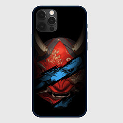 Чехол для iPhone 12 Pro Max Маска демона - Хання, цвет: 3D-черный