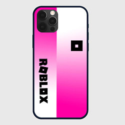Чехол для iPhone 12 Pro Max Roblox geometry gradient, цвет: 3D-черный