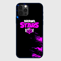 Чехол для iPhone 12 Pro Max Brawl stars neon colors, цвет: 3D-черный