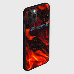 Чехол для iPhone 12 Pro Max God of war fire steel, цвет: 3D-черный — фото 2