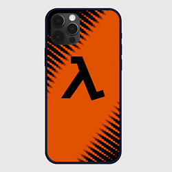 Чехол для iPhone 12 Pro Max Half life orange box, цвет: 3D-черный