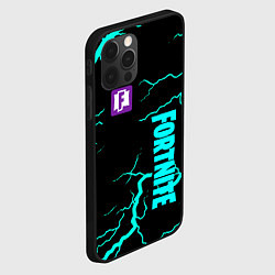 Чехол для iPhone 12 Pro Max Fortnite storm games, цвет: 3D-черный — фото 2