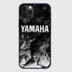 Чехол для iPhone 12 Pro Max Yamaha black graphite, цвет: 3D-черный