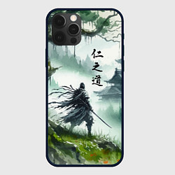 Чехол для iPhone 12 Pro Max Samurai - ghost of Tsushima, цвет: 3D-черный