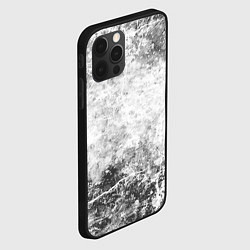 Чехол для iPhone 12 Pro Max Абстракция - серый ветер, цвет: 3D-черный — фото 2