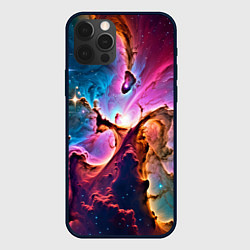 Чехол для iPhone 12 Pro Max Космос и сияние звезд, цвет: 3D-черный