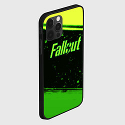 Чехол для iPhone 12 Pro Max Fallout toxic line, цвет: 3D-черный — фото 2