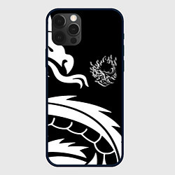 Чехол для iPhone 12 Pro Max Samurai dragon steel japan, цвет: 3D-черный