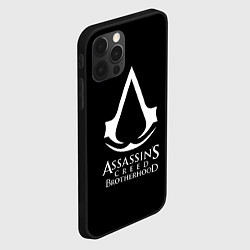 Чехол для iPhone 12 Pro Max Assassins Creed brotherhood, цвет: 3D-черный — фото 2