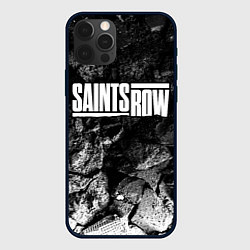 Чехол для iPhone 12 Pro Max Saints Row black graphite, цвет: 3D-черный