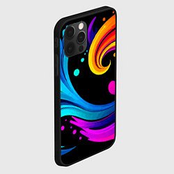 Чехол для iPhone 12 Pro Max Joy wave - ai art fantasy, цвет: 3D-черный — фото 2