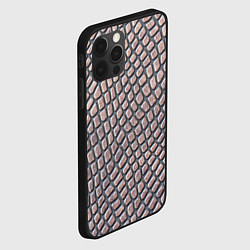 Чехол для iPhone 12 Pro Max Кожаный принт, цвет: 3D-черный — фото 2