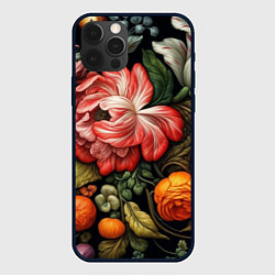 Чехол для iPhone 12 Pro Max Набивной рисунок, цвет: 3D-черный