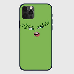 Чехол для iPhone 12 Pro Max Эмоция брезгливости - лицо крупное, цвет: 3D-черный