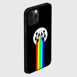 Чехол для iPhone 12 Pro Max Блюющая панда, цвет: 3D-черный — фото 2