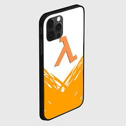 Чехол для iPhone 12 Pro Max Half life текстура, цвет: 3D-черный — фото 2