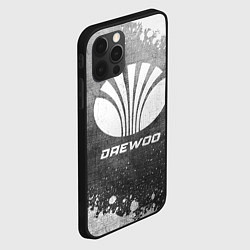 Чехол для iPhone 12 Pro Max Daewoo - grey gradient, цвет: 3D-черный — фото 2