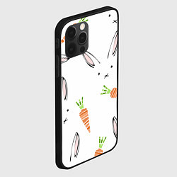 Чехол для iPhone 12 Pro Max Морковный зая, цвет: 3D-черный — фото 2