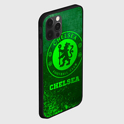 Чехол для iPhone 12 Pro Max Chelsea - green gradient, цвет: 3D-черный — фото 2