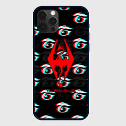 Чехол для iPhone 12 Pro Max The Elder Scrolls anime, цвет: 3D-черный