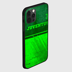 Чехол для iPhone 12 Pro Max Juventus - green gradient посередине, цвет: 3D-черный — фото 2