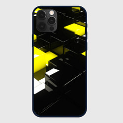 Чехол для iPhone 12 Pro Max Абстракция обман зрения, цвет: 3D-черный