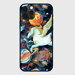 Чехол для iPhone 12 Pro Max Созвездие пегас, цвет: 3D-черный