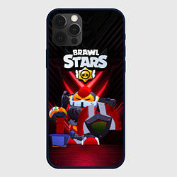 Чехол для iPhone 12 Pro Max Brawl Stars Алый паладин Вольт, цвет: 3D-черный