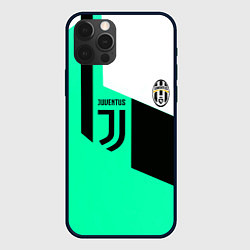 Чехол для iPhone 12 Pro Max Juventus geometry, цвет: 3D-черный