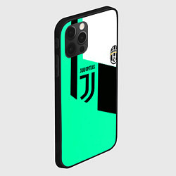 Чехол для iPhone 12 Pro Max Juventus geometry, цвет: 3D-черный — фото 2