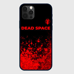 Чехол для iPhone 12 Pro Max Dead Space - red gradient посередине, цвет: 3D-черный