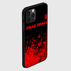 Чехол для iPhone 12 Pro Max Dead Space - red gradient посередине, цвет: 3D-черный — фото 2