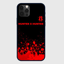 Чехол для iPhone 12 Pro Max Hunter x Hunter - red gradient посередине, цвет: 3D-черный