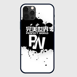 Чехол для iPhone 12 Pro Max Perfect world краски, цвет: 3D-черный