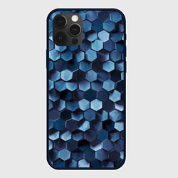 Чехол для iPhone 12 Pro Max Холодные соты, цвет: 3D-черный