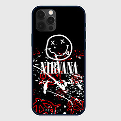 Чехол для iPhone 12 Pro Max Nirvana анархия, цвет: 3D-черный